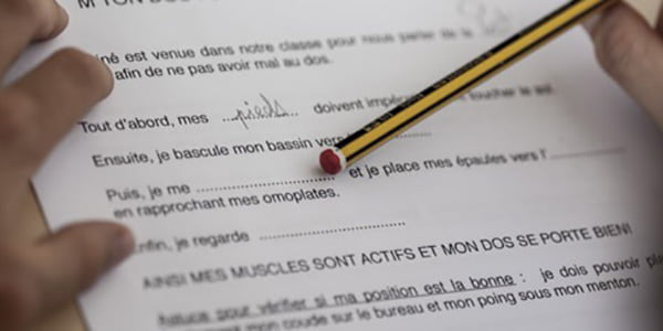 Yasmina Deschamps – Une kiné à l’école